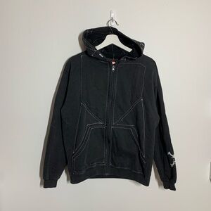 Y2K Oakley zip up hoodie